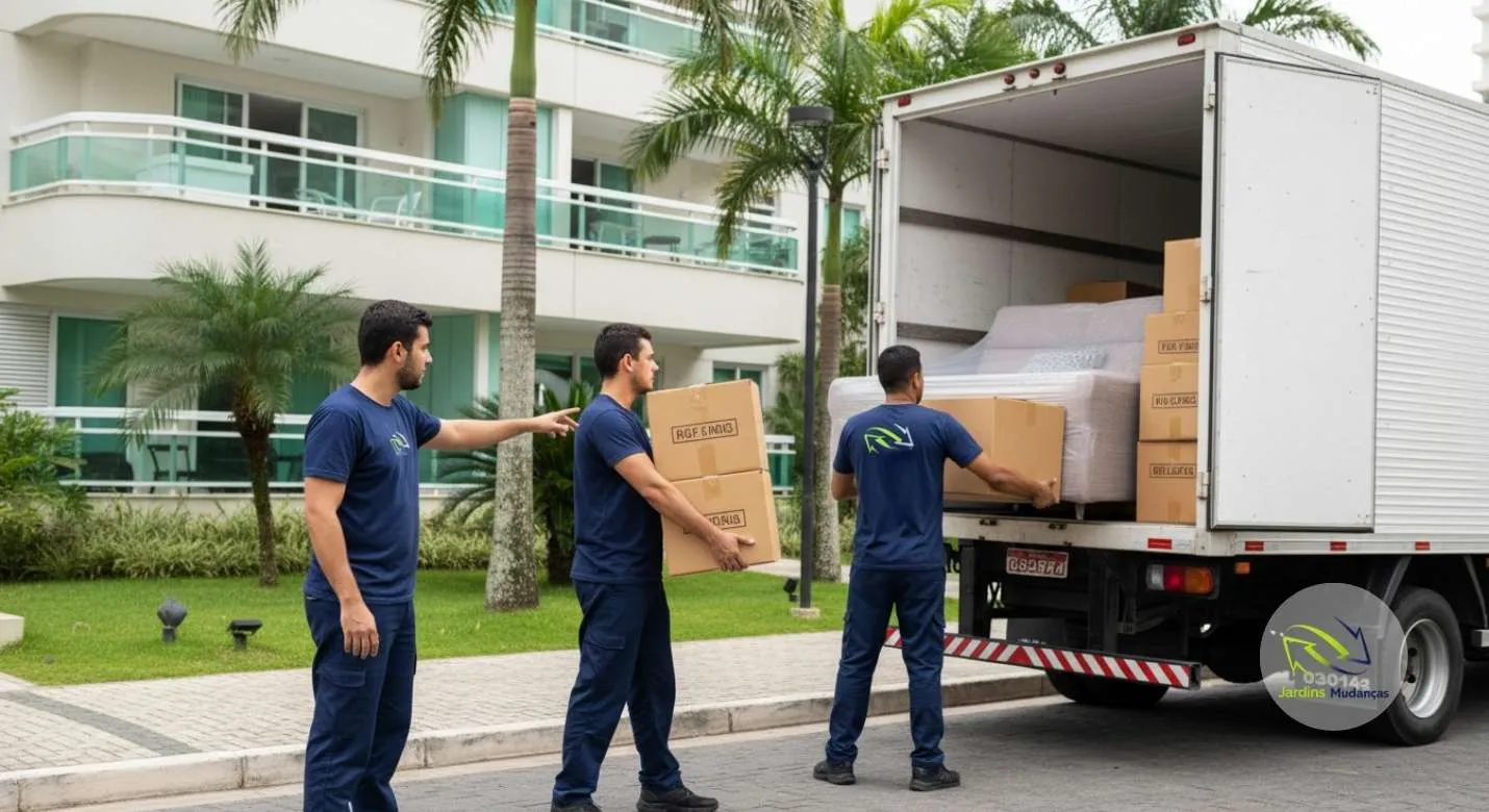 Organização e planejamento logístico em mudanças comerciais e interestaduais