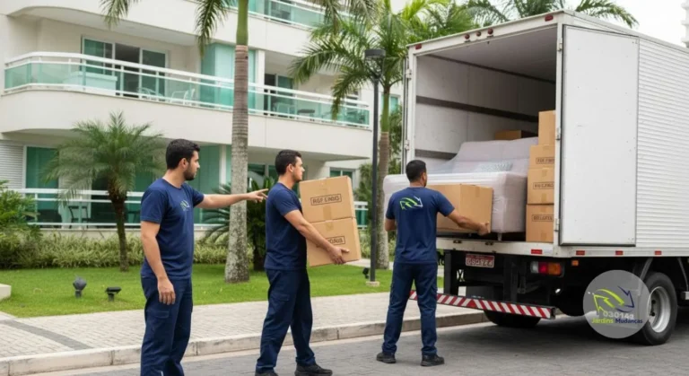 Mudança inclui transporte de objetos frágeis?