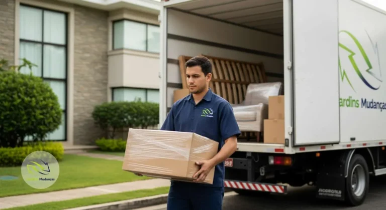 Mudança inclui transporte de móveis desmontados?